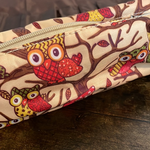 NEW Woodland Owl Cosmetic Brush Holder and Bag! CAN BE PERSONALIZED! - Picture 9 of 9